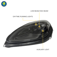Lampu Depan LED YU GUANG untuk Porsche Macan 95B 2014-2023 Lampu Depan LED Matrix Macan 95b.1 95b.2 Upgrade 2024 Stok AS Lampu Utama