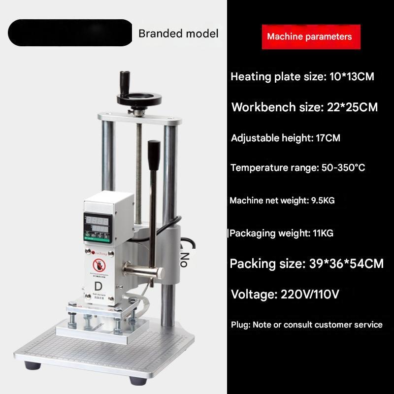 Mini Electric Branding Iron Machine for Heat Pressing Logos Leather Furniture Auto Interiors T-Shirts Caps Plastic Clothes · image 5
