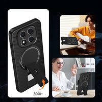 Étui de téléphone magnétique antichoc de haute qualité pour Redmi 13C Note 13 14 Pro Plus 4G 5G Poco F7 14T A3 14C 15C Coque arrière avec support