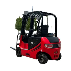YULI 1.5 ton 2 Ton Loading Capacity Electric Forklift 3 M Forklift truck With Attachment CE 2 Ton Electric Forklift