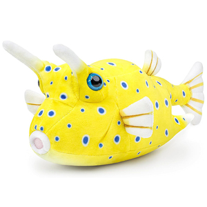 Peluche Personalizzato Realistico di Pesce Boxfish, Morbido Giocattolo Imbottito per Acquario, Souvenir, Regali Originali, Fornitore di Fabbrica OEM - Product Image 1