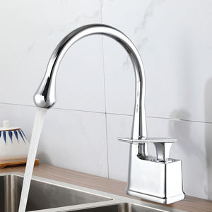 New Design 59-1brass Kitchen Sink Faucet Kitchen Application Water Tap with Hollow Round Handle - Product Image 1