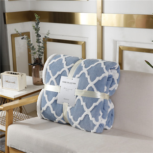 Coperta Moderna a Quadri per Divano, Nuova Coperta Invernale Ispessita in Pile, Casual a Doppio Strato, Calda in Flanella - Product Image 6
