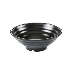 Bol en mélamine noire imitation porcelaine A5, pour restaurant commercial, bol pour hot pot épicé, bol à soupe mat pour restaurant de nouilles, vaisselle - Product Image 4