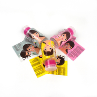 Rouleau de plastique d'emballage rétractable Manchons rétractables imprimés personnalisés en PVC PET Étiquette en plastique rétractable pour soins de la peau Étiquettes d'emballage de bouteilles