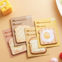 Autocollants de la série Bread Series, papier mémo créatif et esthétique, style Ins, mémo premium