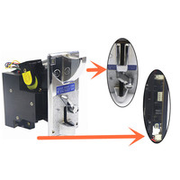 Accepteur de pièces de monnaie d'outre-mer le plus vendu Chilong CL-1007 en alliage, compatible avec les machines à griffes et les machines de boxe, accepte les pièces de monnaie multinations