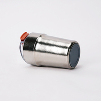 Sans BPA Logo personnalisé 380mL Tasses à café de voyage écologiques isolées en titane à double paroi sous vide avec corde