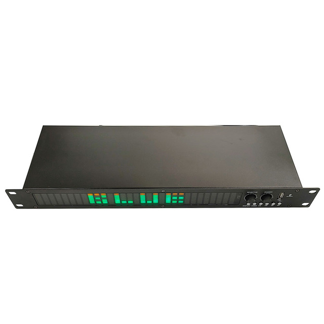 24 Bit DSP Audio Digital Processor 20Hz-20kHz Remote Control LED Display Professional Metal 31-Band Music Spectrum