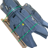 Accessoires pour mini-excavatrices Cisaille hydraulique à cylindre unique pour la démolition