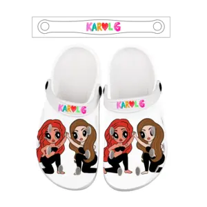 1 pair MOQ Custom Design Men Clogs Sandals bad bunny karol g Custom Clog Shoes Kids Unisex Printed Clogs Men Gardening Shoes
