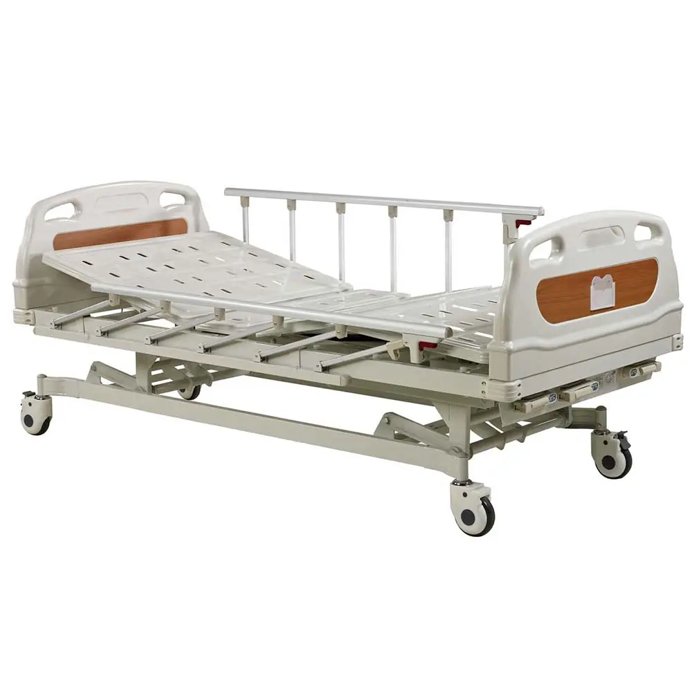 Mobiliário de alta qualidade para cuidados hospitalares, cama de hospital médica com 3 manivelas, móvel para venda