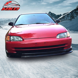 เหมาะสำหรับ Honda Civic Sedan 92-95 สปอยเลอร์กันชนหน้าทรง Mugen  วัสดุ PP คุณภาพสูง  ยังไม่ได้ทำสี  อุปกรณ์ตกแต่งภายนอก - Product Image 3