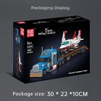 Mould King 24090 2026 Nouveau modèle de camion de transport d'avions MOC Briques de construction Jouet Cadeau pour adultes et enfants Ensembles de blocs de construction