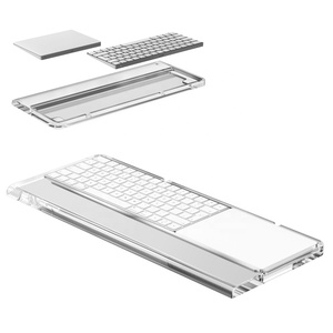 Support de clavier en acrylique transparent et plateau pour pavé tactile, adapté aux claviers Magic de deuxième et troisième génération - Product Image 1