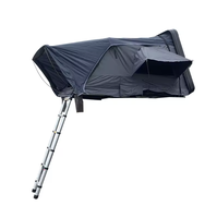 Tente de toit rigide quatre saisons pour l'extérieur, pliable avec échelle, pour SUV, camionnette, voyages tout-terrain, une chambre, imperméable