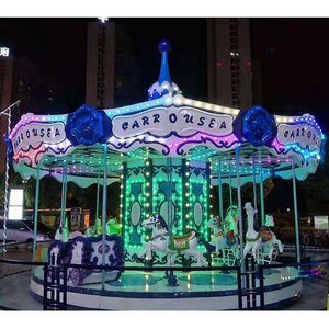 Manège à vendre Chine 24 places Luxe Kids Rids Mary Merry Go Round <span class=keywords><strong>Carrousel</strong></span> à vendre - Product Image 3