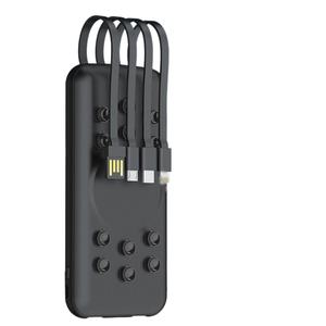 Batería de teléfono móvil de polímero de litio inalámbrica USB doble 10000mAh con pantalla LED de y carga rápida - Product Image 1