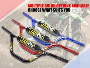 Guidon de Dirt Bike de moto de grande hauteur 1 1/8 "28mm avec coussin en <span class=keywords><strong>mousse</strong></span>, pour guidon de Pit Bike pour Motocross ATV Quad Pit Dirt Bike - Product Image 3