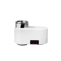 Robinet à détecteur infrarouge moderne à poignée unique Robinet d'eau automatique pour salle de bain ou hôtel Mitigeurs monotrou