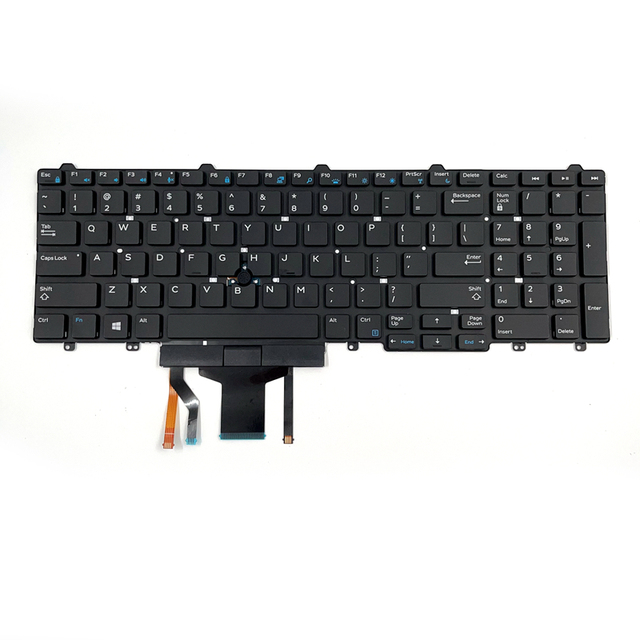 New Repair Parts US Backlit Keyboard for  Latitude 5550 5570 5580 5590 383D7