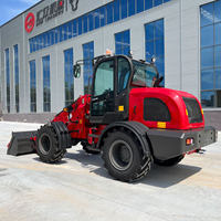 HZM Land maschinen lieferant 2ton 825T Teleskop ausleger Hof lader/Radlader/Lader