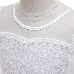 Vestido <span class=keywords><strong>de</strong></span> encaje blanco <span class=keywords><strong>para</strong></span> <span class=keywords><strong>niñas</strong></span>, ropa <span class=keywords><strong>de</strong></span> comunión, boda, flores, manga larga, novedad <span class=keywords><strong>de</strong></span> <span class=keywords><strong>2022</strong></span> - Product Image 4
