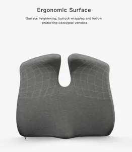 Komfort Ergonomische ortho pä dische Steißbein unterstützung Memory Foam Sitzkissen für Bürostuhl