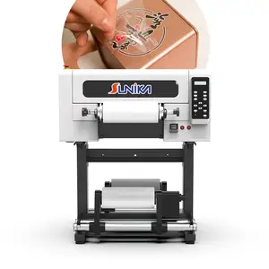 Sunika Business UV DTF Filme Impressora 30 cm Máquina de etiquetas Epson I1080 1600 3200 Cabeça de Impressão Impressora a jato de tinta A3/A4/A5 Dimensões de Impressão