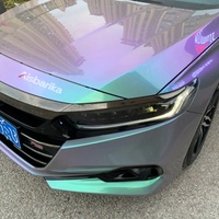 Film Vinyle Adhésif pour Voiture PET Indigo Purple Sparrow Green Auto Body PPF Colorful Galaxy Gray Green Chameleon Wrap Protection UV/IR 3 Ans