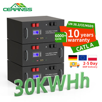 Système de batterie solaire au lithium CERRNSS fabriqué en Chine, 10KWH, 15KWH, 100ah, 150ah, 200ah, 48v, 51.2v, 400ah, 20KWH, système de batterie Lifepo4 empilable