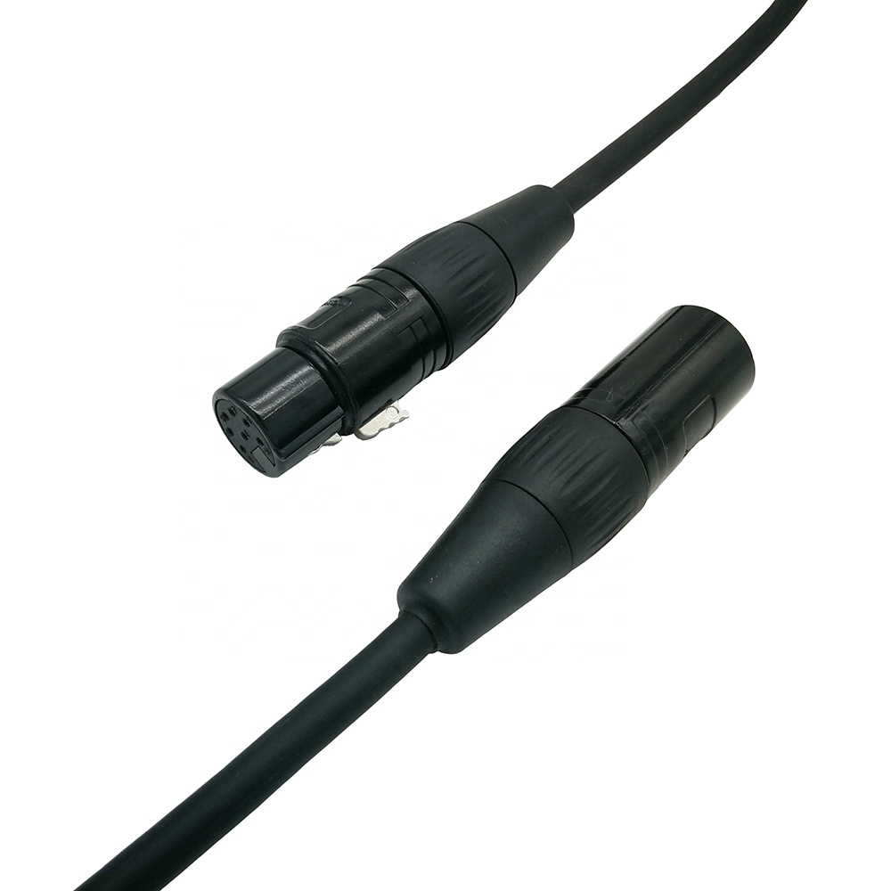 3Pin XLR cable 7pin xlr male to female coiled cable spring with 3.5mm mono jack stereo cable for Microphone pole