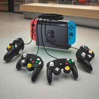 Convertisseur de manette GameCube pour Nintendo GC /Wii U /PC pour console Switch Adaptateur USB pour manette GameCube GC
