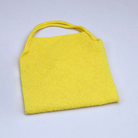 Serviette de bain longue de style coréen en nylon avec élastique extensible pour le frottement