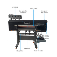 MODAO 3T Imprimante UV DTF 4 têtes 2400dpi Système de nettoyage automatique haute résolution pour les techniques de broderie sur les textiles