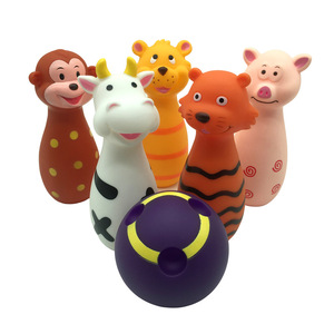 Figurine de boule de bowling en plastique PVC personnalisée jouets adorables figurines de dessin animé uniques modèle de poupée pour enfants - Product Image 3