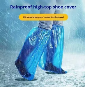 Capa de Bota Descartável Durável, Impermeável, Transparente em PE, Capa de Bota para Chuva, Capa de Sapato Antiderrapante - Product Image 2