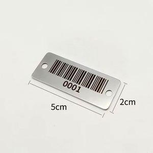 Custom Durable Stainless Steel Rectangle Engraving Tags with UV Printing Two Holes for Personalized Stamping Blanks Perfect <b>Gift</b> - Product Image 4