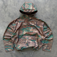 Fournisseur OEM – Nouvelle Veste Cargo Camouflage Y2K Streetwear Zippée à Capuche Oversize Ample en Toile Sergée pour Hommes