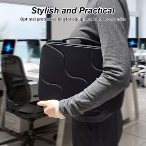 HC 사용자 정의 로고 남자/여자의 튼튼한 EVA 노트북 슬리브 서류 가방 유행 휴대용 비즈니스 메신저 가방 세련된 사용자 정의 로고 - Product Image 3