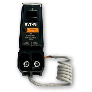 อีตัน บีอาร์ เซอร์กิตเบรกเกอร์ GFCI 15A แบบขั้วเดียว 120V แบบเสียบปลั๊ก ป้องกันอุปกรณ์ในกล่องแบบขึ้นรูป - Product Image 5