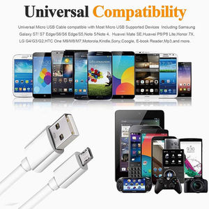Câble Micro USB V8 TPE Blindé et Tressé Durable 1M Charge Haute Vitesse pour Smartphones/Tablettes & Écouteurs - Product Image 4