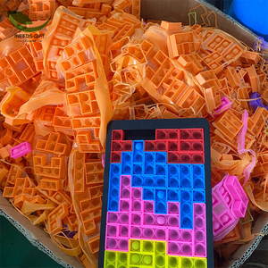 Trẻ em giáo dục học Tập Thông Minh Pop Câu Đố Fidget trò chơi đẩy Pop Câu Đố trêu ghẹo não đồ chơi Silicone khối xây dựng đồ chơi - Product Image 6