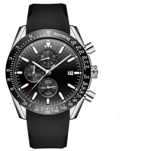 Reloj de Hombre de Acero Inoxidable, Reloj de Cuarzo con Movimiento Japonés, Parte Trasera de Acero Inoxidable, Resistente al Agua 5 ATM - Product Image 3