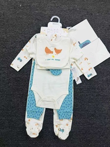 Set di <span class=keywords><strong>Abbigliamento</strong></span> per Neonati all'Ingrosso, Vestiti per Bambino con Simpatici Cartoni Animati, Set di 7 Pezzi - Product Image 2