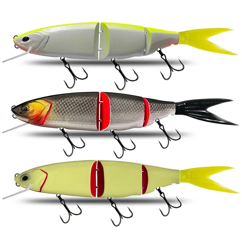 350mm 370mm attrezzatura da pesca multi snodata grande esca gigante Jointbait esche esche per la pesca predatore esche luccio esche