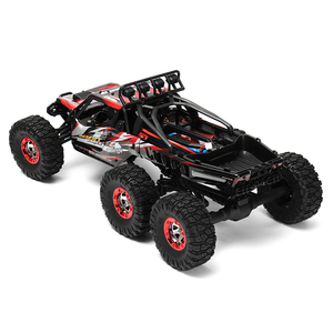 Coche de alta velocidad 6WD 60KM/<span class=keywords><strong>HRC</strong></span> todoterreno desierto Monster Truck 1/12 <span class=keywords><strong>RC</strong></span> coche 2,4 GHz RTR luces LED amortiguador de Metal - Product Image 2