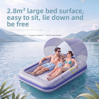 YK2026-28 Matelas flottant gonflable en PVC pour adultes, jouet de piscine, transat flottant pour les activités estivales à la plage et au parc