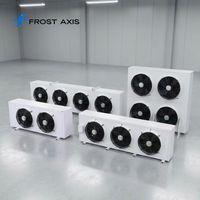 Évaporateur de chambre froide Frost Axil Unit Cooler Série DL DD DJ en acier, montage au plafond, OEM, CE, défroissage électrique personnalisé en usine, écoénergétique