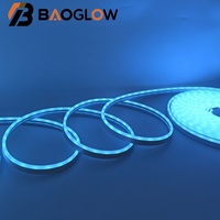 Bande lumineuse LED intelligente COB à intensité variable, étanche IP67, pour extérieur, RGB, changement de couleur, rythme musical, ambiance sonore, contrôlable par application
